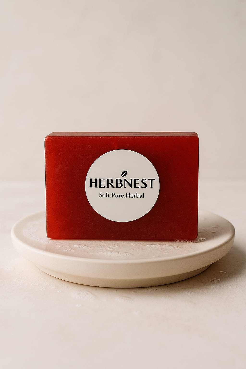 πΊ Beetroot Soap β 100% Natural & Handmade | Skin Brightening, Anti-Aging & Glowing Complexion Bar β¨π | Rich in Antioxidants Herb Nest