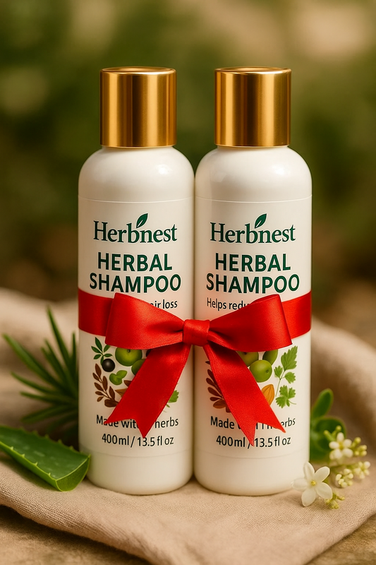 BOGO Offer – HERBNEST Herbal Shampoo (400ml x 2) 1 Day Offer Herb Nest