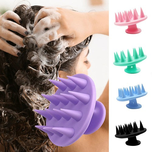 Silicon Scalp Shampoo Massager| Random Colours Herb Nest